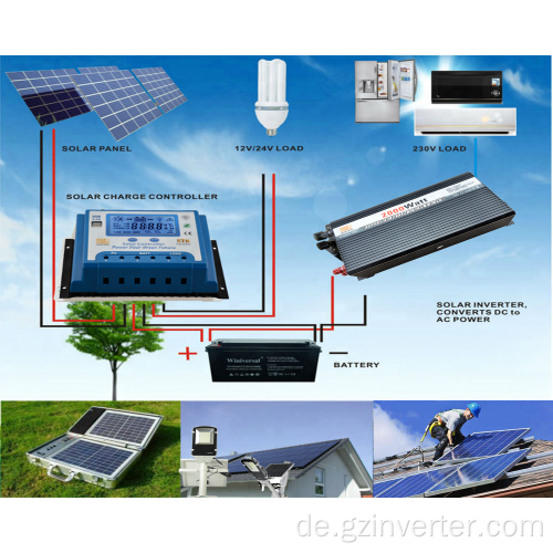 PWM Solar Lader Controller 10A 12 V/24V Lüftercontroller